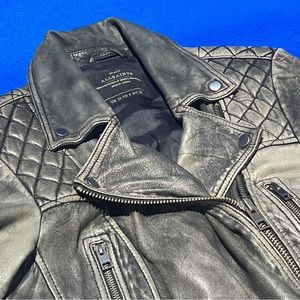 All Saints Leather Coat